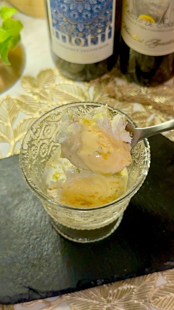 ご褒美アレンジ　バニラアイス×ゆず塩麹クリチ